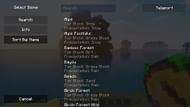 A player searches for a biome with Nature's Compass (Image via Chaosyr/CurseForge)